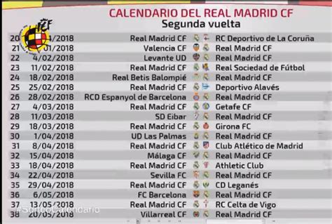 جدول مباريات ريال مدريد 2024